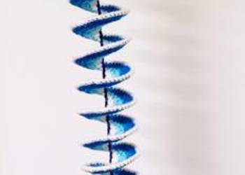 Wind spinner wykonany na szydełku