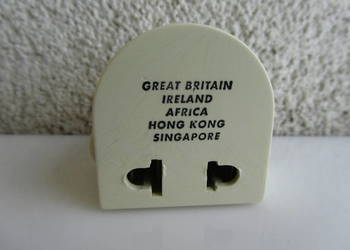 Adapter podróżny UK / PL typ NW - 125 Made in USA