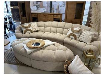 Nepal narożnik z pufami w nowoczesnym kształcie