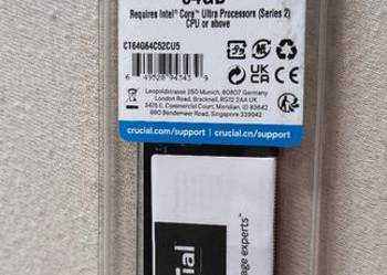Pamięć RAM Crucial DDR5 CUDIMM 64GB(1x64GB) 6400mhz CL52