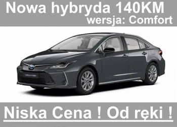 Toyota Corolla 140KM Comfort Kamera 140KM Hybryda Super Niska Cena Od ręki…