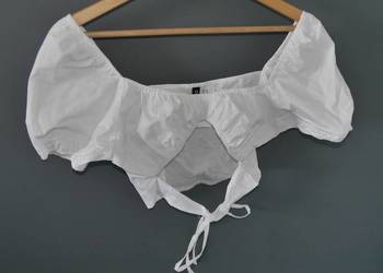 H&M świetna bluzka dekolt wiązanie nowa 34 XS
