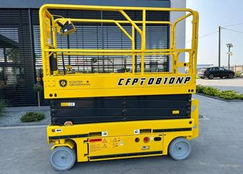 Nowy podnośnik nożycowy 8+2m Gunter Grossmann