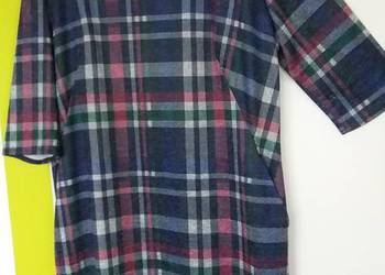 XL(50) Sukienka w kratę Butik