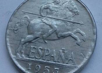 HISZPANIA-10 CENTÓW-1953 r (FRANCO)