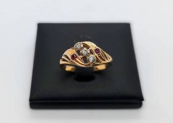 Złoty pierścionek próby 585 - 2,13g (Rozmiar 17)