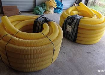 Rura drenarska bez otworów fi 100, 100mb