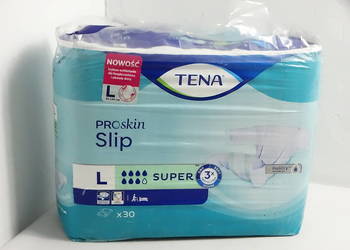 Pieluchomajtki TENA ProSkin Slip Super (Rozmiar L) – 30 szt.
