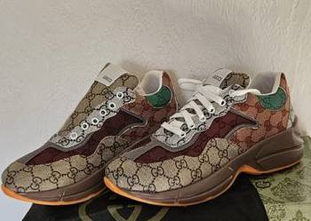 Gucci buty 43 trampki piękne logowane cały zestaw pokrowiec Italy