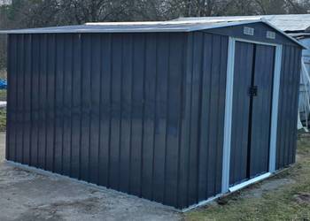 Domek Narzędziowy Metalowy XL 277x299x192 Ogrodowy na Kłódkę Garaż Wysyłka