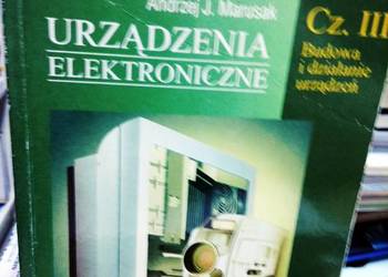 Urządzenia elektroniczne 3 unikatowe książki antykwariat