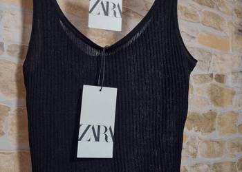 (36/S) ZARA/ Ekskluzywna bluzka dzianinowa z Madrytu/ NOWA