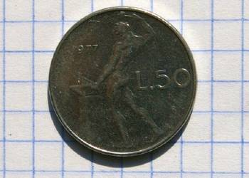50 LIRÓW 1977 ROK - WŁOCHY