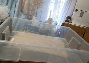 przezroczysty pojemnik do przechowywania IKEA 2 sztuki