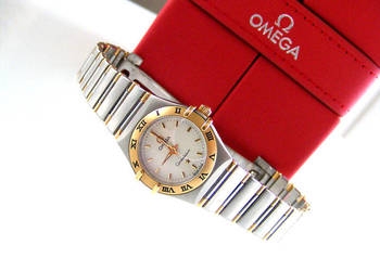 Omega Constellation Gold Mini 18k złoto (zegarek damski, jak nowy)
