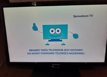 TV  19 " do areszt  z wbudowanym dekoderem T-2 HEVC