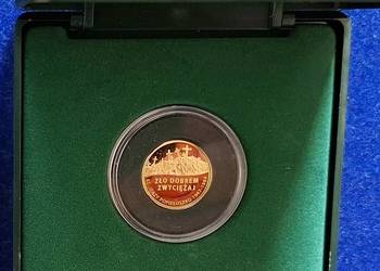 Złota Moneta Kolekcjonerska 37 zł. Ks. Jerzy Popiełuszko