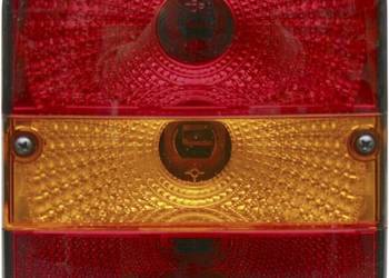 Lampa tylna zespolona, kwadratowa, 12/24V pomarańczowa/czerwona, przykręca…