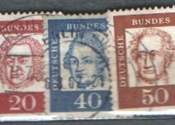 Zn. Berlin Mi 204, 7, 8 kas 1961