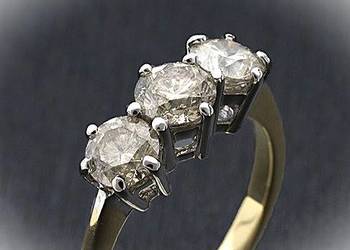 Pierścionek z brylantami 1,50 ct złoto pr. 750 (18K) Likwidacja -50%