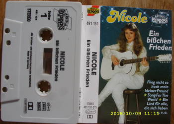 + POP ,kaseta ; NICOLE--EIN BISZEN,  1992 rok..