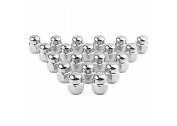 Nakrętki do felg stożek chrom M12x1.25 26 sztuk Nissan. Zdjęcie poglądowe