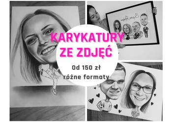 Karykatura portret ze zdjęcia na zamówienie rysunek prezent