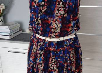 Kolorowa sukienka rozm.38 -50 zł