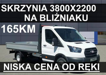 Ford Transit L3 Skrzynia 3800 x 2200 165KM na bliźniaku Niska Cena od ręki…