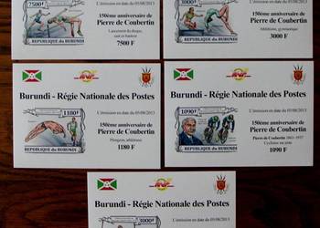 Burundi Pierr Coubertin