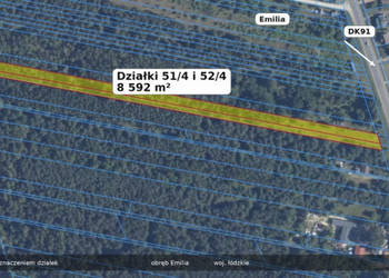 Działka inwestycyjna na sprzedaż – Emilia