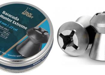 Mocny profesjonalny Śrut Baracuda Hunter 5,5 mm do wiatrówek
