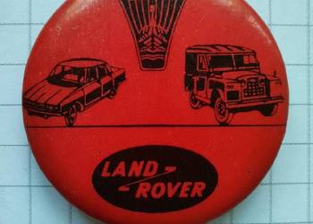Stara oryginalna odznaka, przypinka Land Rover