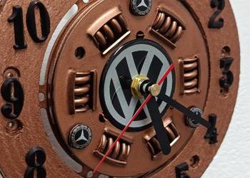 Zegar ścienny z tarczy sprzęgła VW