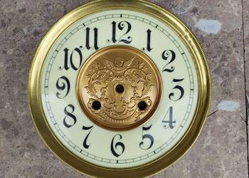 T229 Tarcza zegara Kienzle tzw porcelanka seledynka ślązak 18,5cm 48/30