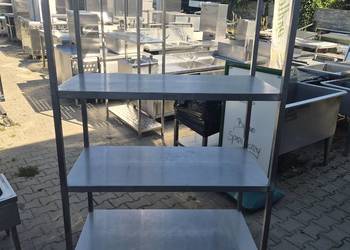Solidny Regał Gastronomiczny Stal Nierdzewna 4 Półki 120/60/180