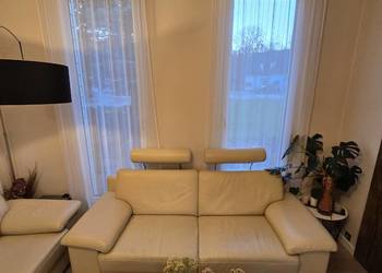 zestaw wypoczynkowy  skórzany