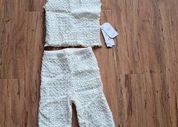 nowe kremowe ubranko dla dziewczynki ns wzrost 90 cm