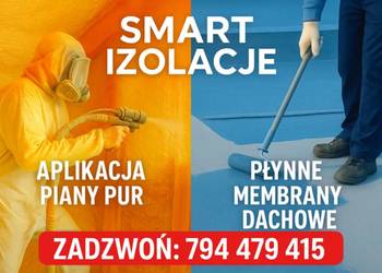izolacje natryskowe membramy dachowe