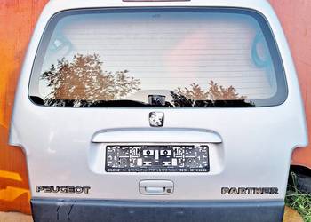 PEUGEOT PARTNER I TYLNA KLAPA KOLOR EYCC PEUGEOT PARTNER I TYLNA KLAPA KOLOR EYCC