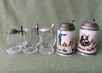 5 kufli do piwa (unikaty)