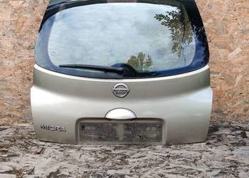 TYLNA KLAPA BAGAŻNIKA TYŁ SZYBA NISSAN MICRA K12