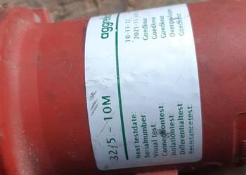 przedluzacz 32a 5 zył gruby 10m