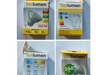 żarówka świetlówka led lux lumen luxlumen GU10 360 lm energooszczędna