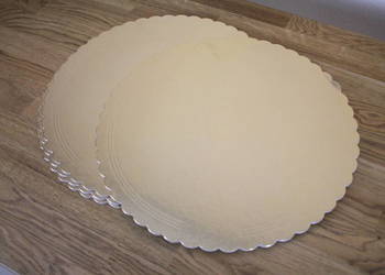 Złota podkłada pod tort 40 cm - 4 sztuki