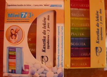 Dozowniki do tabletek/pudeleczka na leki  2 sztuki 20 zl