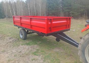 Przyczepa jednoosiowa wywrotka 3strony