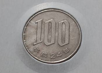 100 Jenów Japonia Akihito 24 rok panowania