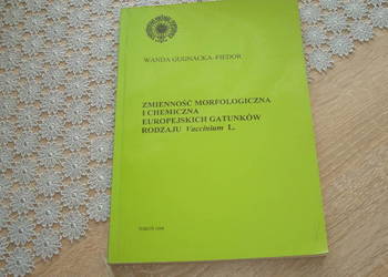 Zmienność morfologiczna i chemiczna europejskich gatunków/js