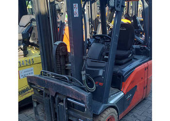 Wózek widłowy elektryczny Linde E16-02 1,6 t duplex hilo 3,14 m 2019